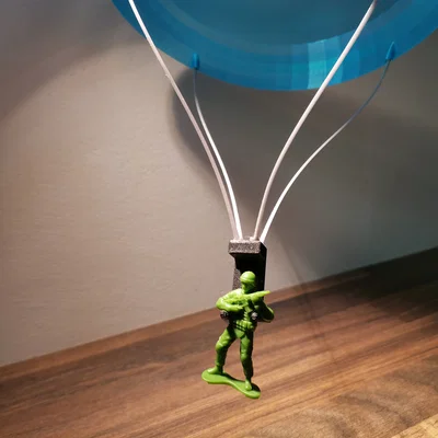 Dù in 3D hoàn chỉnh cho lính đồ chơi