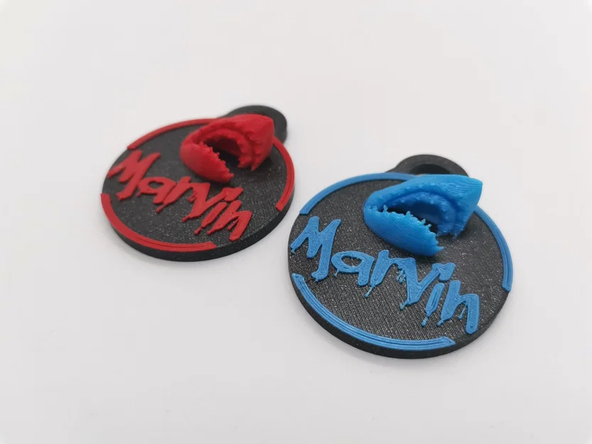 Thẻ tên thú cưng Marvin (Hình cá mập) - Image 11