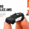 Mô hình xe Ford Police Interceptor AWD mini - Thumbnail 1
