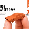 Mô hình Dodge Charger 1969 thu nhỏ - Bộ sưu tập Mini Cars - Thumbnail 1