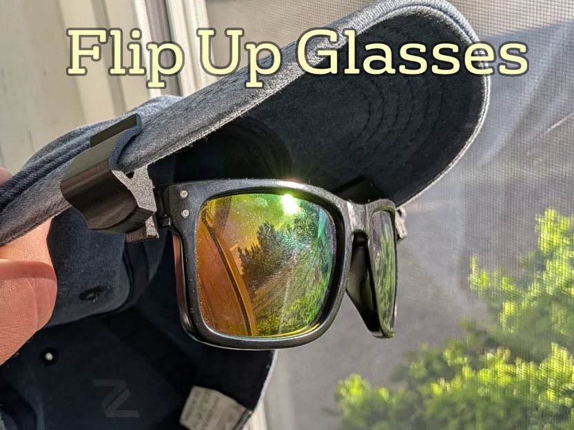 Flip-Up Brim Clips: Giải pháp kẹp kính mát lên nón lưỡi trai - Image 1