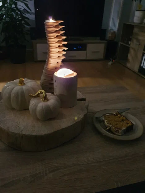 Mô hình nến cột sống - Trang trí Halloween - Image 3