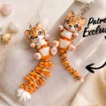 Hổ Con Flexi Siêu Dễ Thương - Đồ Chơi Khớp Nối, Móc Khóa và Nam Châm - Thumbnail 3