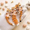 Hổ Con Flexi Siêu Dễ Thương - Đồ Chơi Khớp Nối, Móc Khóa và Nam Châm - Thumbnail 5