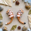 Hổ Con Flexi Siêu Dễ Thương - Đồ Chơi Khớp Nối, Móc Khóa và Nam Châm - Thumbnail 8