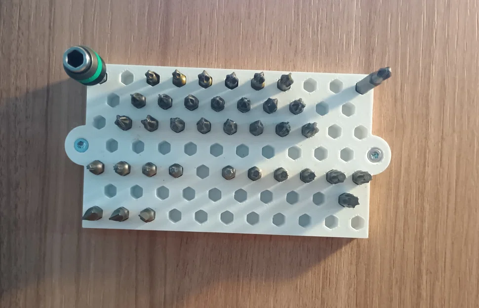 Giá treo mũi vít lục giác (Bit Organizer) in 3D gọn gàng cho xưởng - Image 3