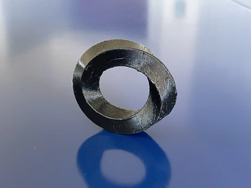 Mô hình Möbius Strip (Dải Möbius) - Vật phẩm trang trí hình học 3D - Image 1