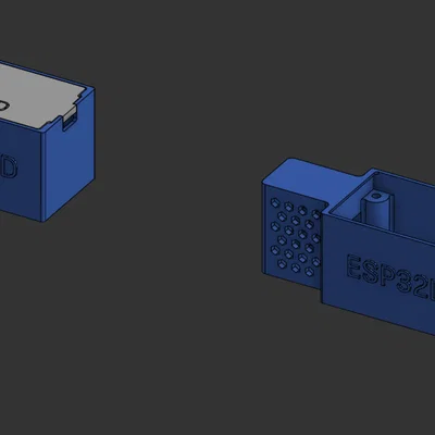 Vỏ Case ESP32 - Máy đo CO2 dùng SCD41 (Tương thích Home Assistant)