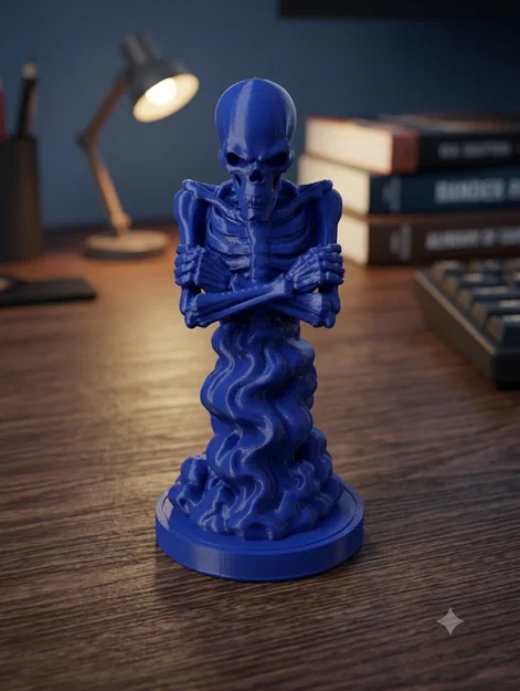 Mô hình tượng Necromancer bộ xương in 3D - Image 1