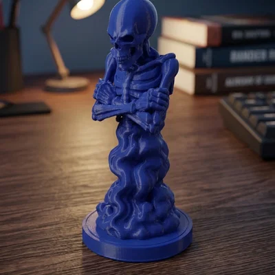 Mô hình tượng Necromancer bộ xương in 3D