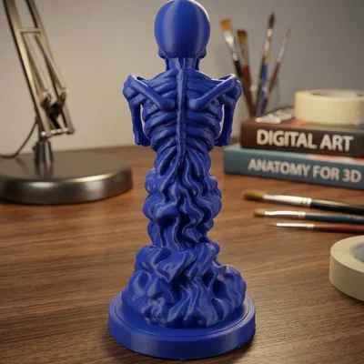 Mô hình tượng Necromancer bộ xương in 3D