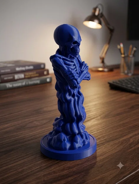Mô hình tượng Necromancer bộ xương in 3D - Image 4
