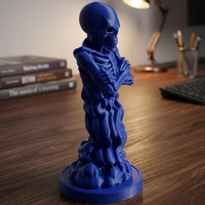 Mô hình tượng Necromancer bộ xương in 3D