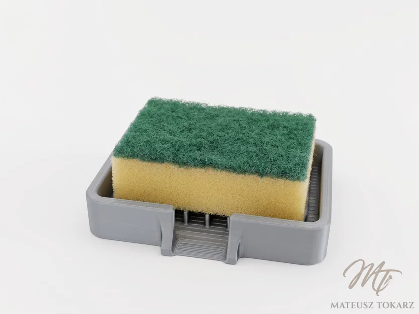 Kệ Đựng Xà Phòng & Bọt Biển Tự Thoát Nước - Image 1