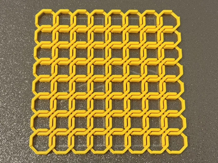 Vải In 3D Cấu Trúc Hình Bát Giác (Octagon Fabric) - Image 2