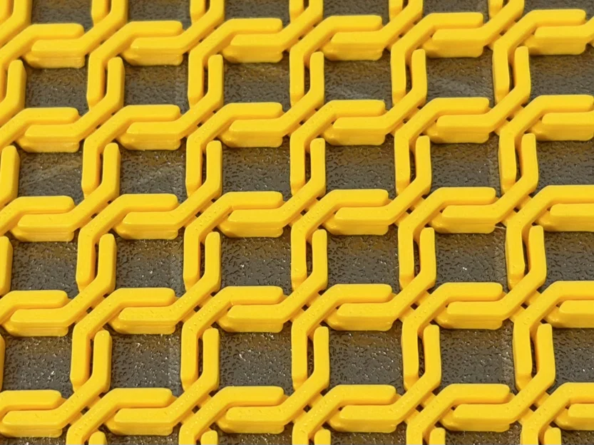 Vải In 3D Cấu Trúc Hình Bát Giác (Octagon Fabric) - Image 3