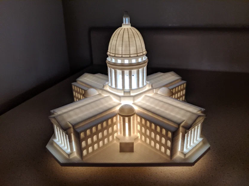 Mô hình Tòa nhà Quốc hội bang Wisconsin - Image 2