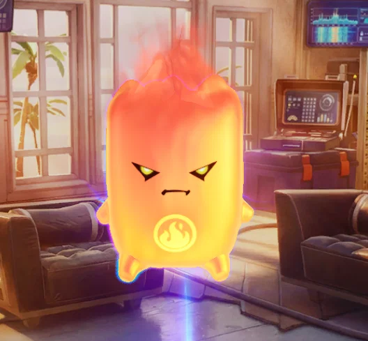 Mô hình 3D nhân vật Fire Sprite từ Fortnite cực ngầu - Image 1