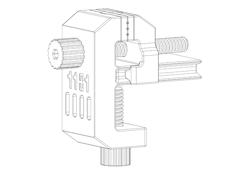 Ê-tô để bàn đa năng Vise v0.1 - Dụng cụ in 3D kẹp giữ cực chắc - Image 1