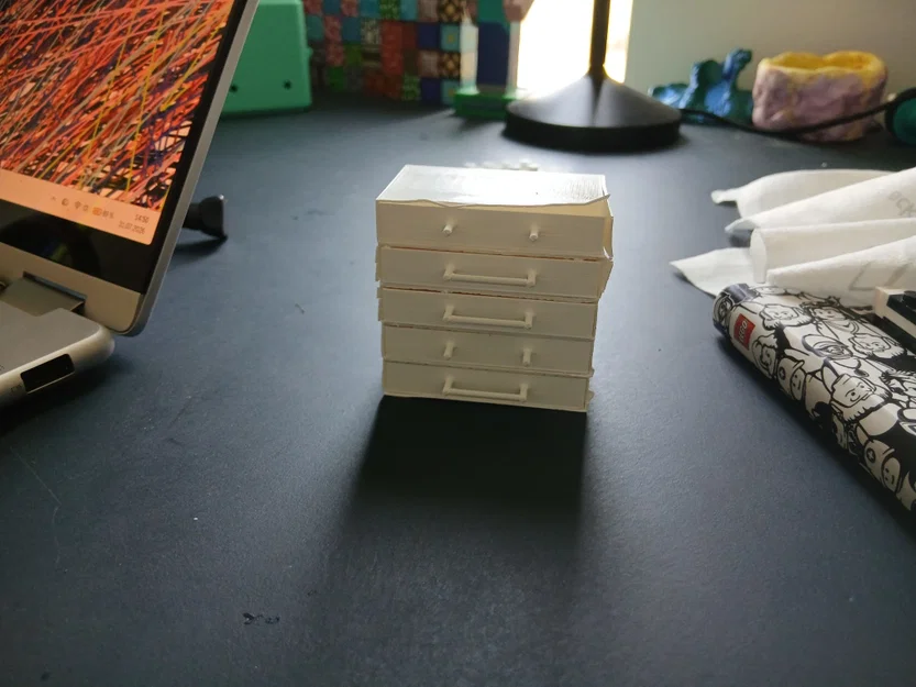 Tủ ngăn kéo mini 3D: Giải pháp sắp xếp đồ dùng bàn làm việc tiện lợi - Image 1