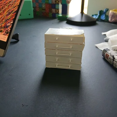 Tủ ngăn kéo mini 3D: Giải pháp sắp xếp đồ dùng bàn làm việc tiện lợi