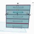 Tủ ngăn kéo mini 3D: Giải pháp sắp xếp đồ dùng bàn làm việc tiện lợi - Thumbnail 3