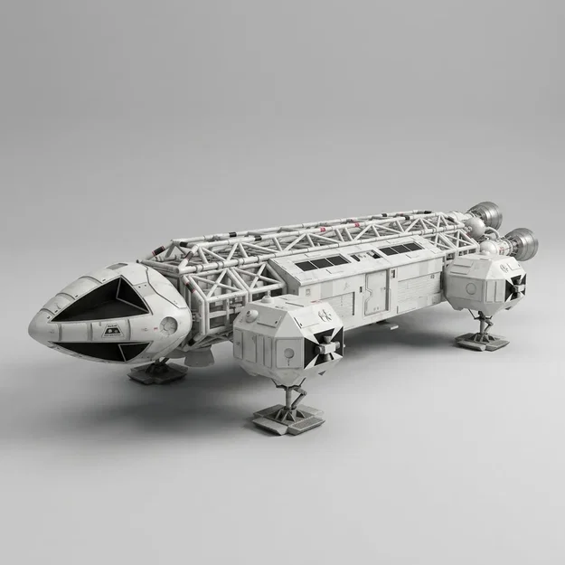 Mô hình 3D tàu vũ trụ Pallet Eagle Transporter từ Space 1999 - Image 1