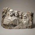 Mô hình 3D Đài tưởng niệm Mount Rushmore chi tiết sắc nét - Thumbnail 1