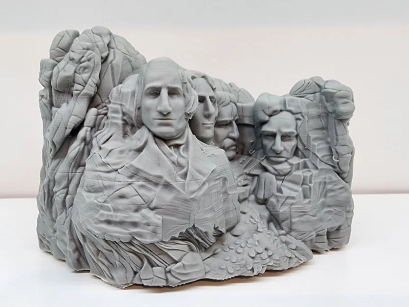 Mô hình 3D Đài tưởng niệm Mount Rushmore chi tiết sắc nét - Image 2