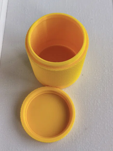 Hộp Đựng Đồ Có Nắp Vặn Dạng Nhám (90x110) - Image 5