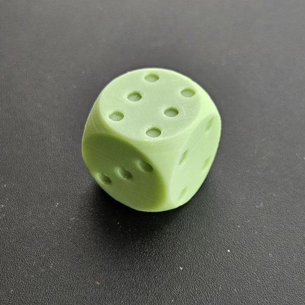 Mẫu Xúc Xắc 6 Mặt 19mm - File In 3D Đơn Giản Cho Board Game - Image 1