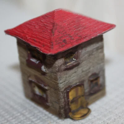Tháp canh lâu đài 3D - Mô hình địa hình TTRPG dễ in