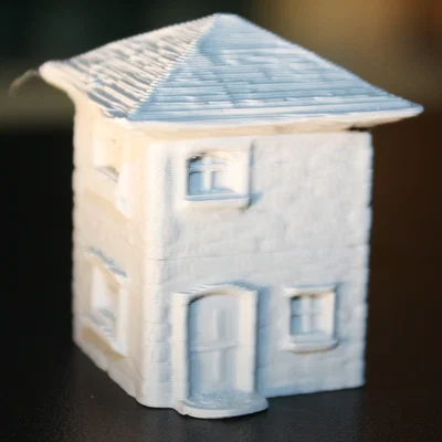 Tháp canh lâu đài 3D - Mô hình địa hình TTRPG dễ in