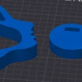 Giá đỡ kính mắt Luna Face - Thiết kế nghệ thuật 3D - Thumbnail 3