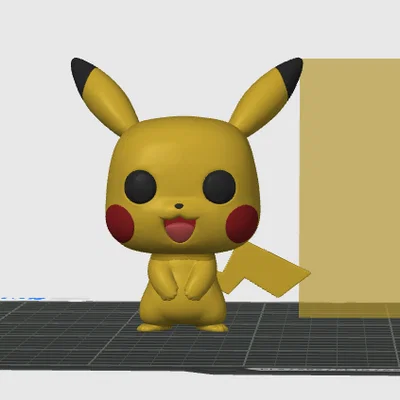 Mô hình Pikachu Funko Pop 3D độc đáo để trang trí