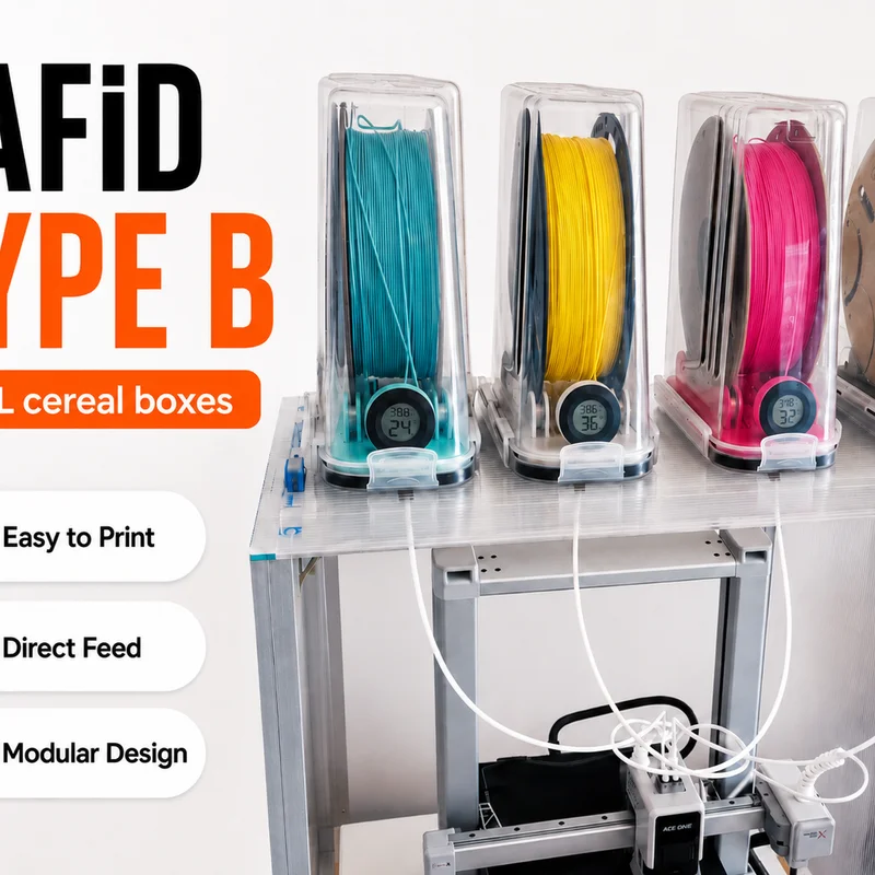 YAFiD B — Hộp chống ẩm Filament 4L cực tiện lợi