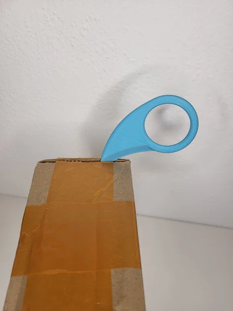 Dụng cụ mở hộp nhỏ gọn | Dao cắt thùng carton an toàn in 3D - Image 2