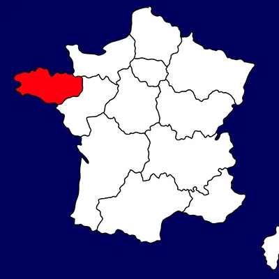 Brittany Flexi Map - Bản đồ Brittany linh hoạt