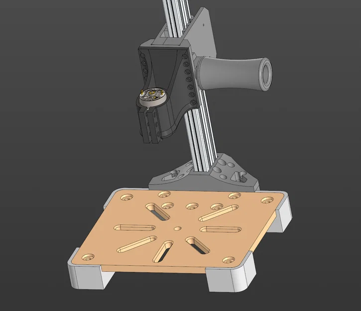 Máy khoan bàn tự chế (Kompas 3D) - Image 1