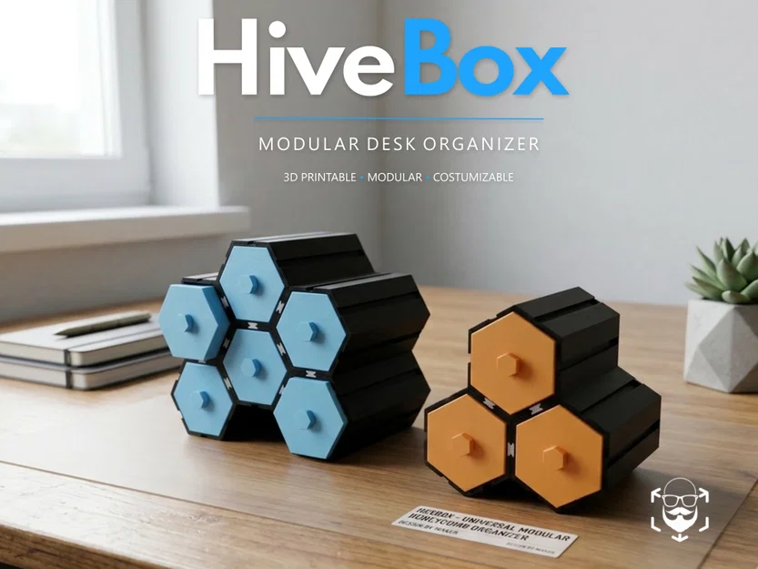 HiveBox - Hệ thống lưu trữ mô-đun hình lục giác đa năng - Image 1