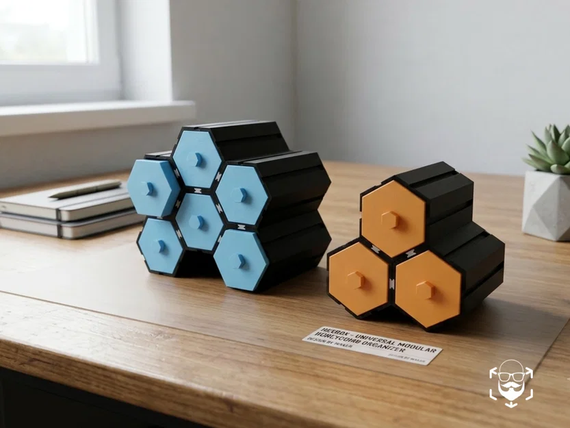 HiveBox - Hệ thống lưu trữ mô-đun hình lục giác đa năng - Image 2