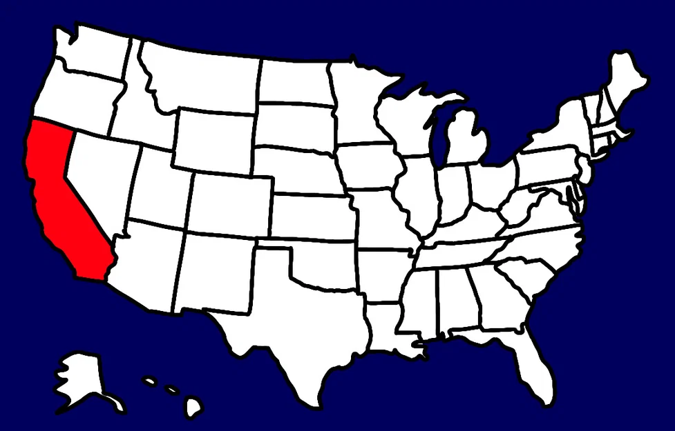 Bản đồ California dạng khớp nối (Flexi Map) - Image 1