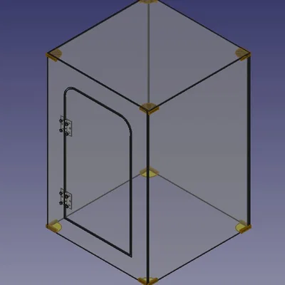 Khớp nối góc 3D cho lồng bảo vệ máy in Ender 3 (tấm mica 3mm)