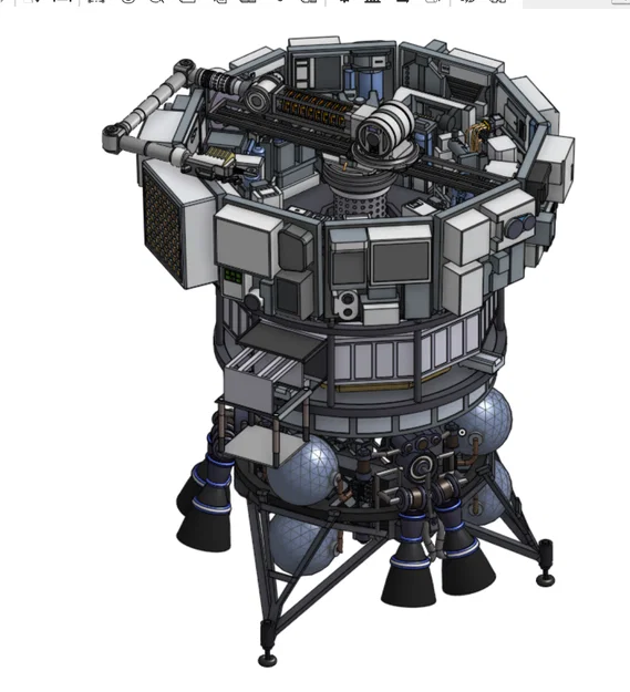 Mô hình Xe Thám hiểm Không gian (Space Rover Model) - Image 1
