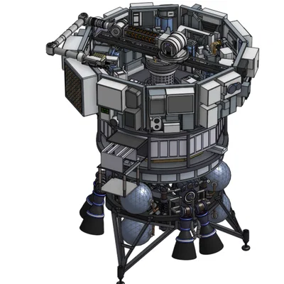 Mô hình Xe Thám hiểm Không gian (Space Rover Model)