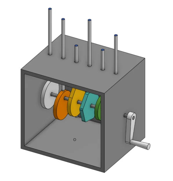 Cam Box - Mô hình trình diễn cơ cấu cam - Image 1