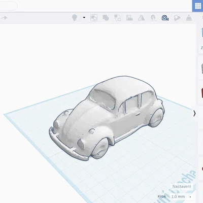 Mô hình xe hơi cổ điển in 3D độc đáo để trang trí bàn làm việc