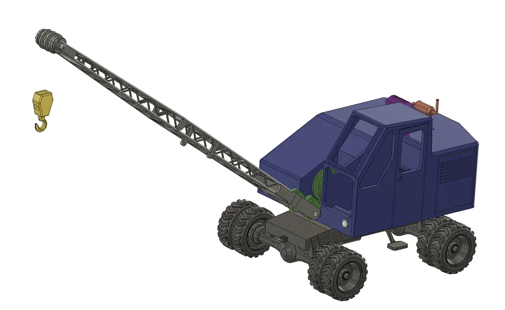 Mô hình cần cẩu Fuchs 301 tỉ lệ H0 1:87 - Image 2