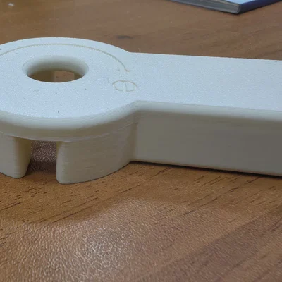 Cờ-lê in 3D hỗ trợ vặn van nước dạng cánh bướm siêu tiện lợi