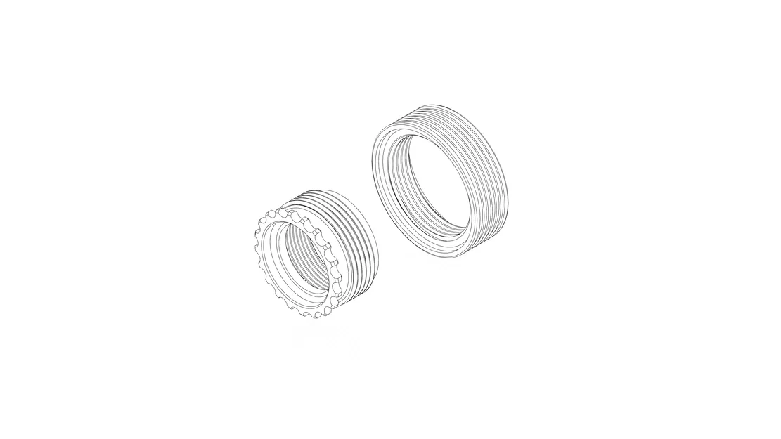 Zero-Spring Delta Ring (Airsoft, AEG) - Vòng Delta không cần lò xo - Image 1